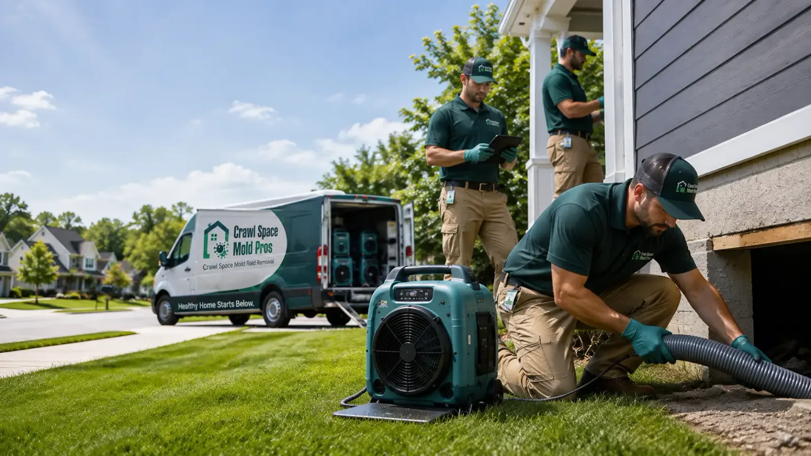 Crawl Space Mold Removal in Eden, ID